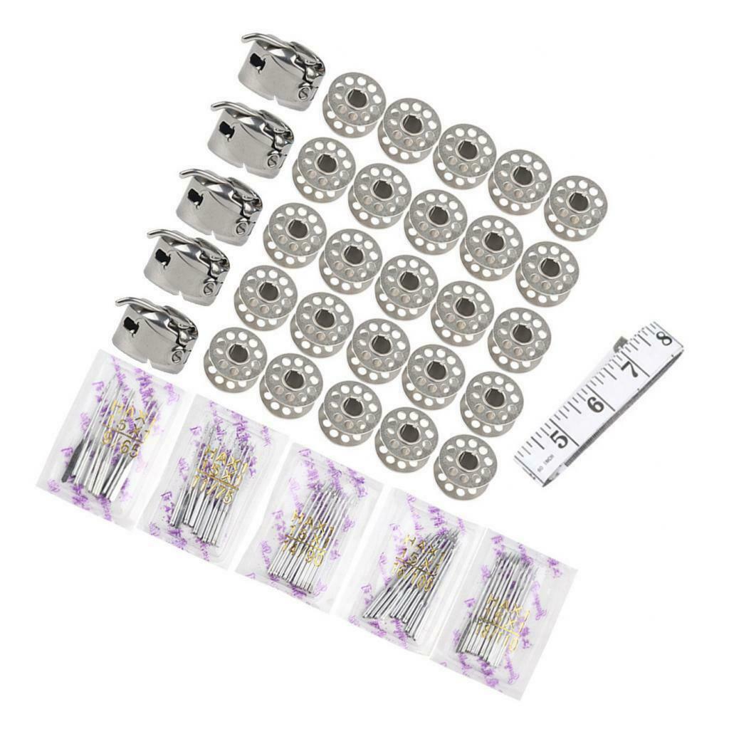 81Pcs Sewing Machine Needles Measuring Tape Complete Sewing Supplies Kit