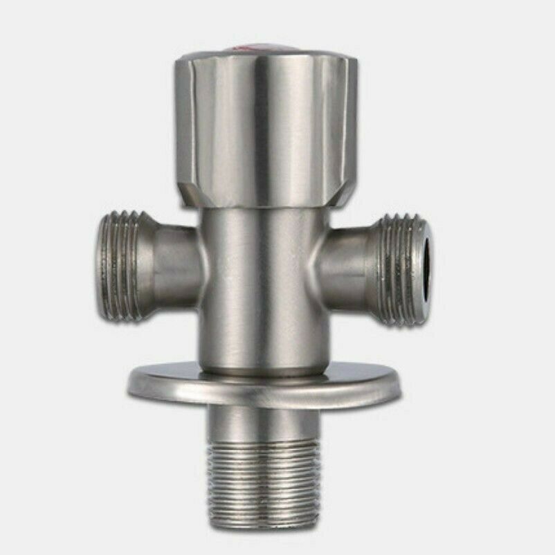 Double-headed Angle Valve 20 MM Water Heater  Triangle Valves Stainless Steel
