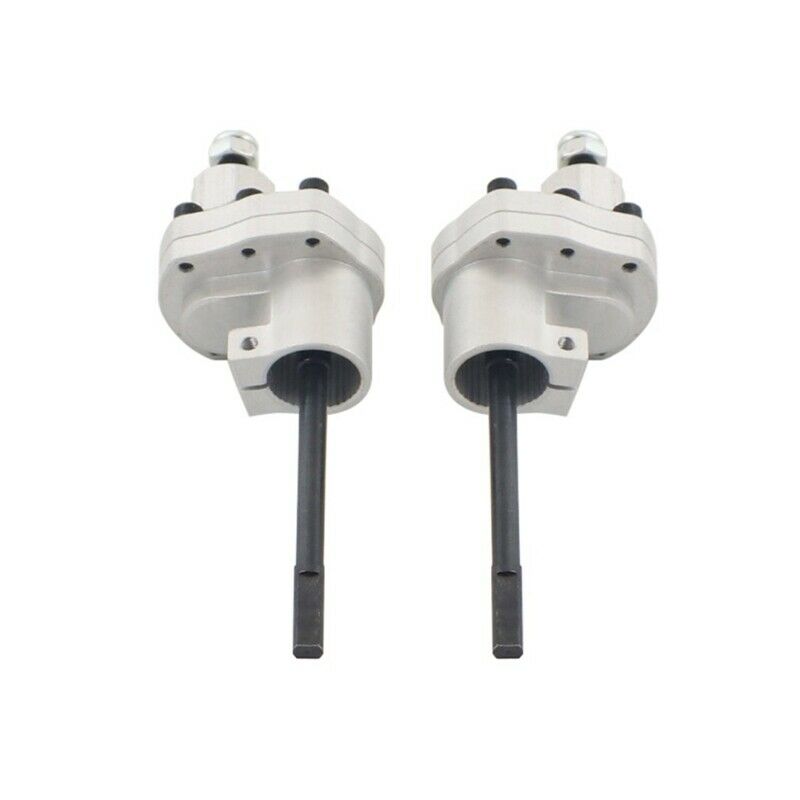 2X(Aluminum Alloy Portal Front Rear Axles with Stee Link for 1/10 RC Cler AE6O3)