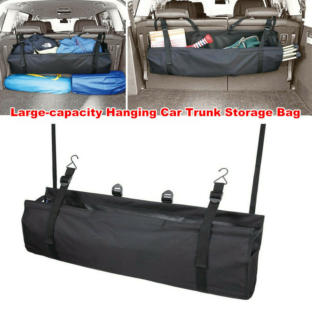 Large-capacity Hanging Car SUV Trunk Storage Bag Folding Bike Organizer Luggage