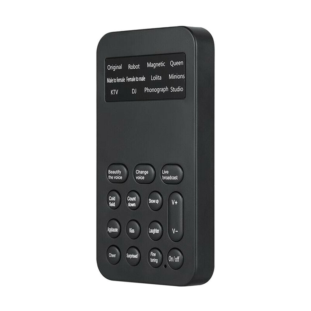 Portable Universal Mini Sound Card Voice Changer Plug Play for Phone Laptop