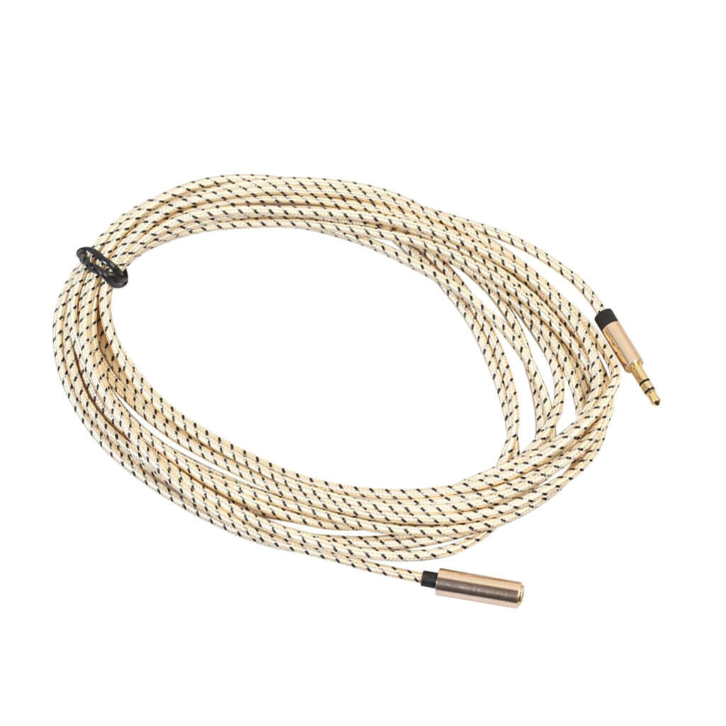 3.5mm Male to Female Jack Stereo Audio Extender Cord for Amplifier  300cm