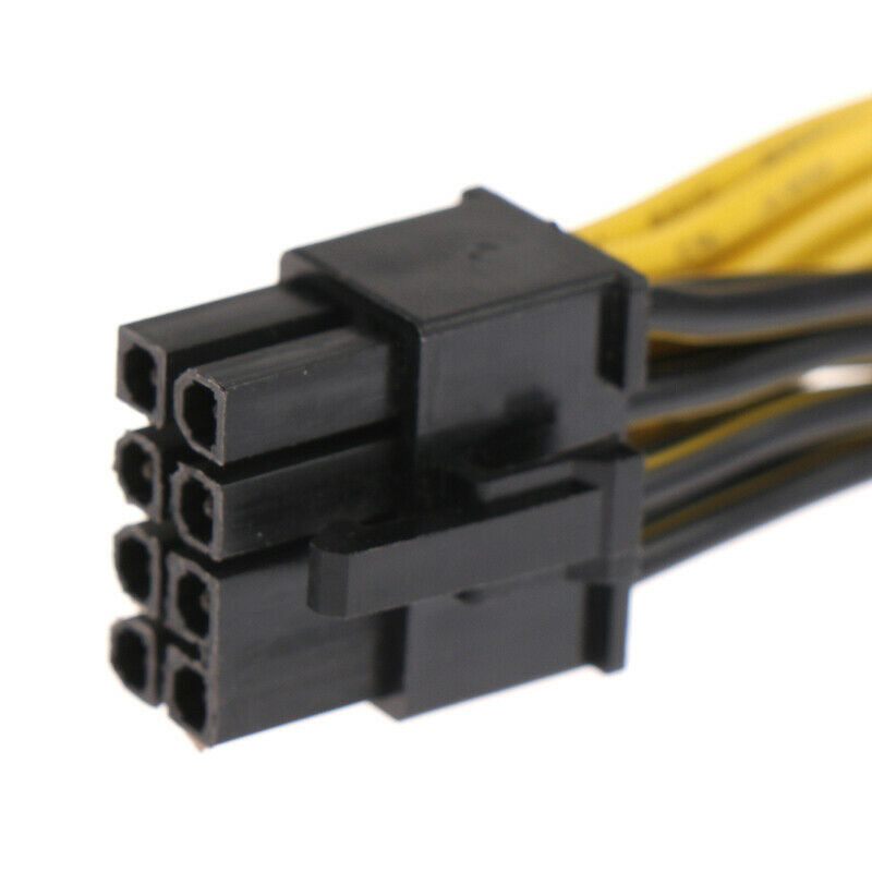 PCIe 8Pin Male to Dual 8Pin (6+2) Male Power Adapter Cable for EVGA Power Sup_DF