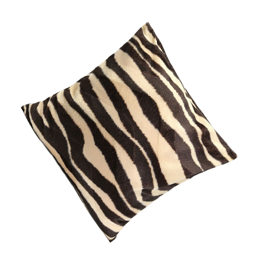 3 Pieces Leopard Printing Pillowcase Cushion Container 18" Home Bed Decors