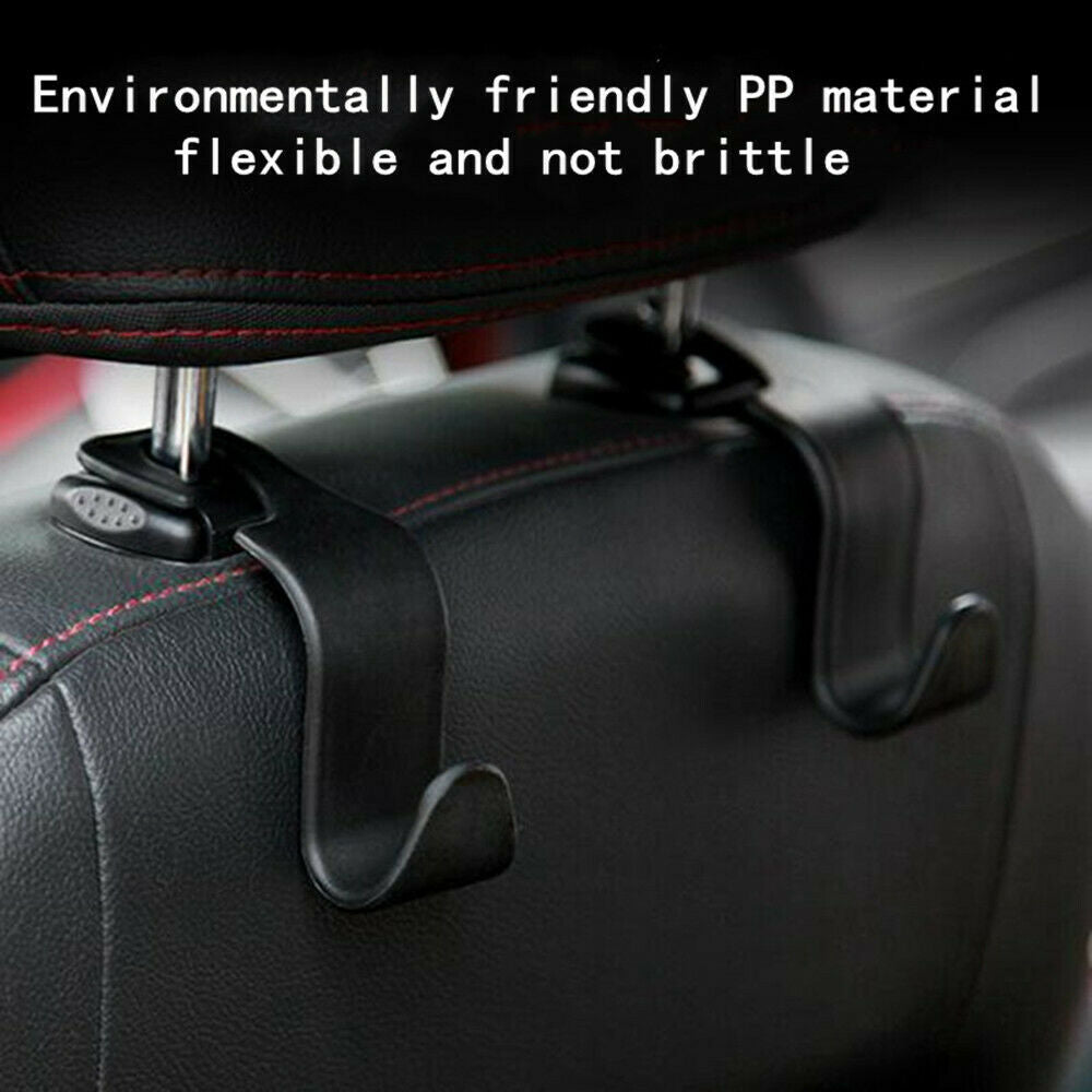 2 Pieces of Auto Parts Internal Portable Hanger Rack Universal Car Seat Hook