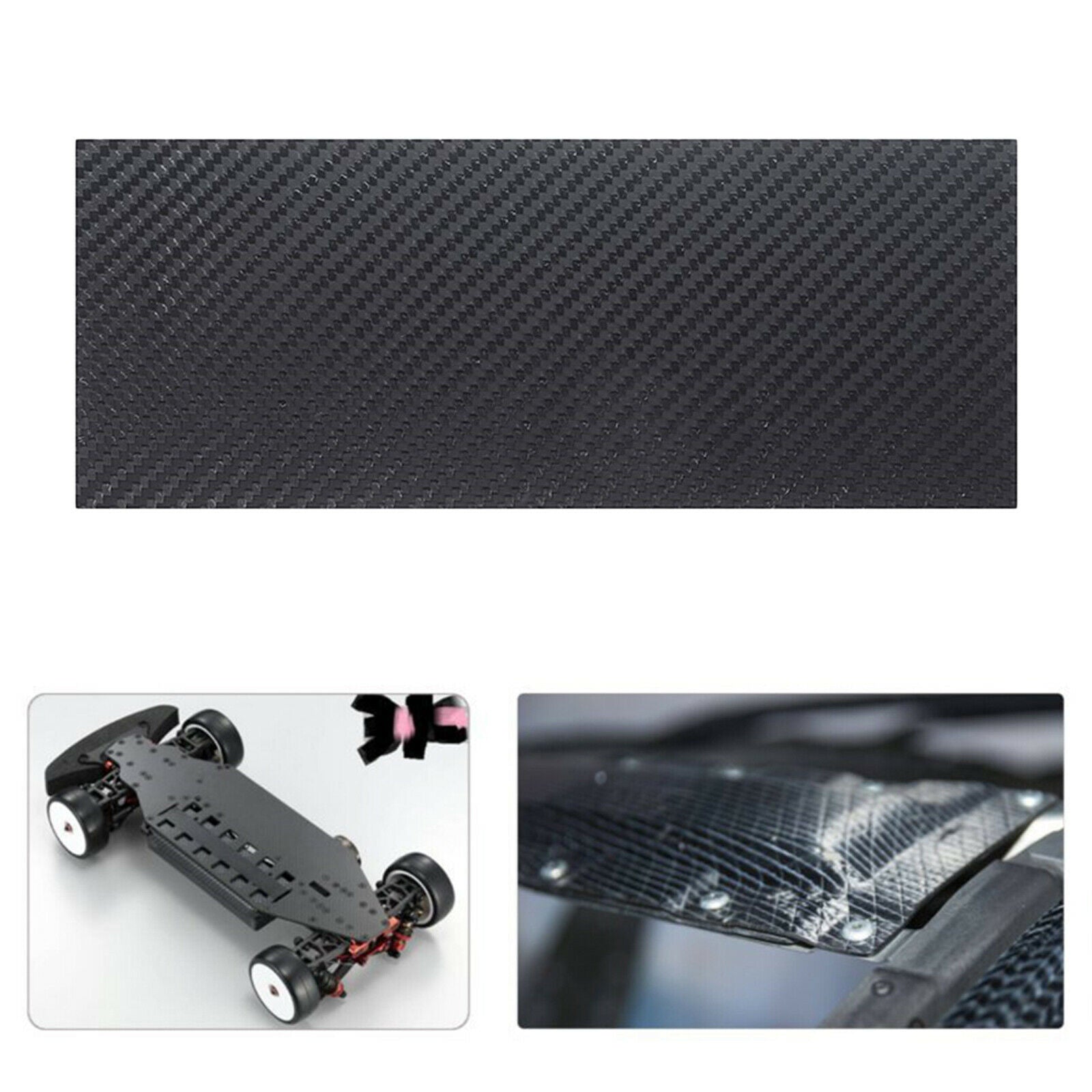 2X 125mm X 75mm Carbon Fiber Plate Sheet for Racing Drone 125x75x0.5mm