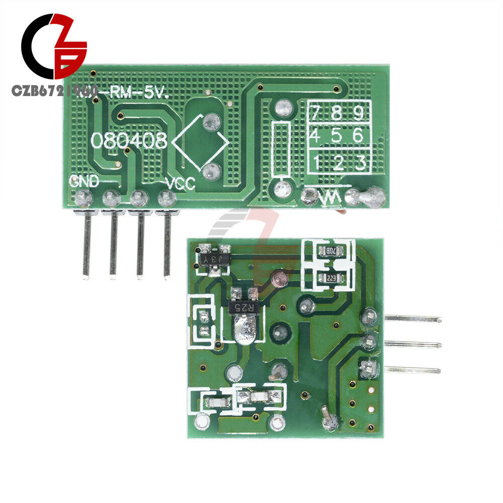 10Pcs 433Mhz RF transmitter and receiver link kit for Arduino/ARM/MCU WL