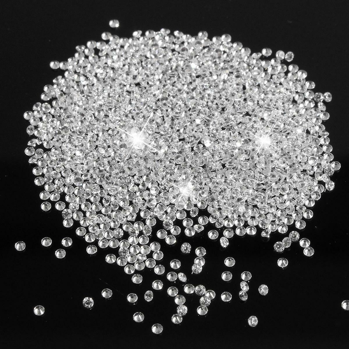 1000pcs AAA 2mm Round Loose Clear Cubic Zirconia Stone Jewellery Ring Pendants