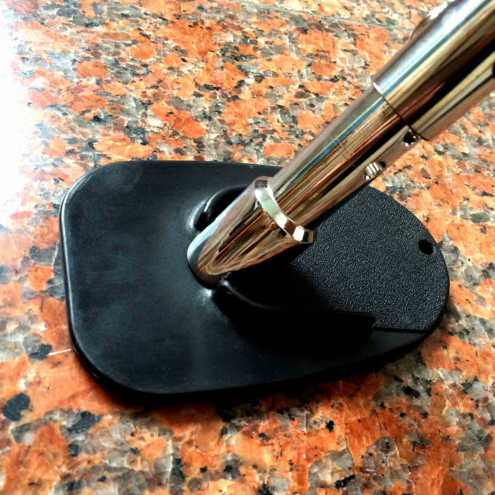 Motorcycle kickstand pad support black x1 piece soft ground outdoor parking
