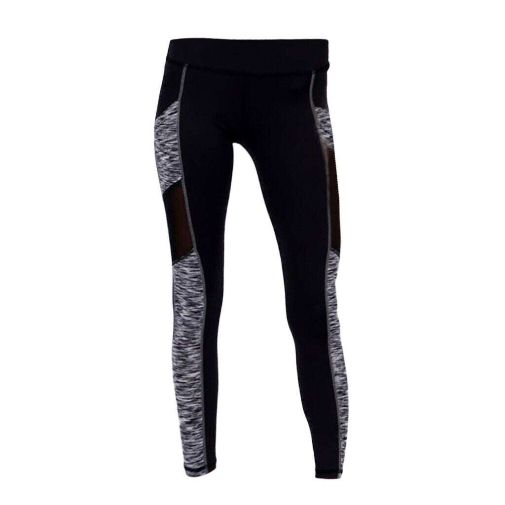 Women Running Stretch Sports Pants Trousers Yoga Fitness Cropped Leggings XL