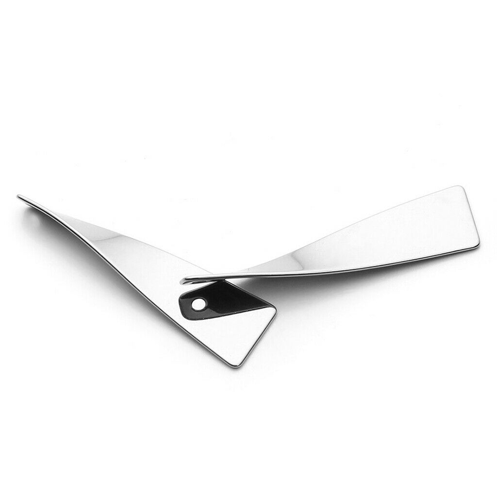10 Pieces Stainless Steel Curved Charms Pendants For DIY Jewelry Crafts 11x41mm