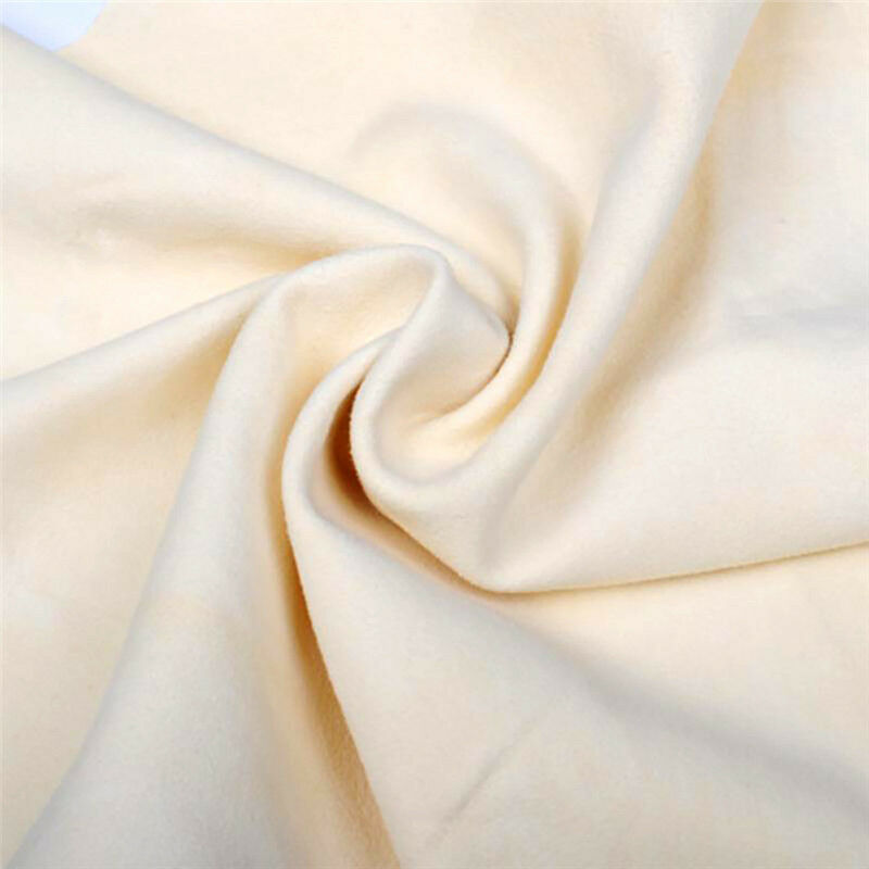 Natural Chamois Leather Car Cleaning Cloth Washing Absorbent Drying Towel Pop