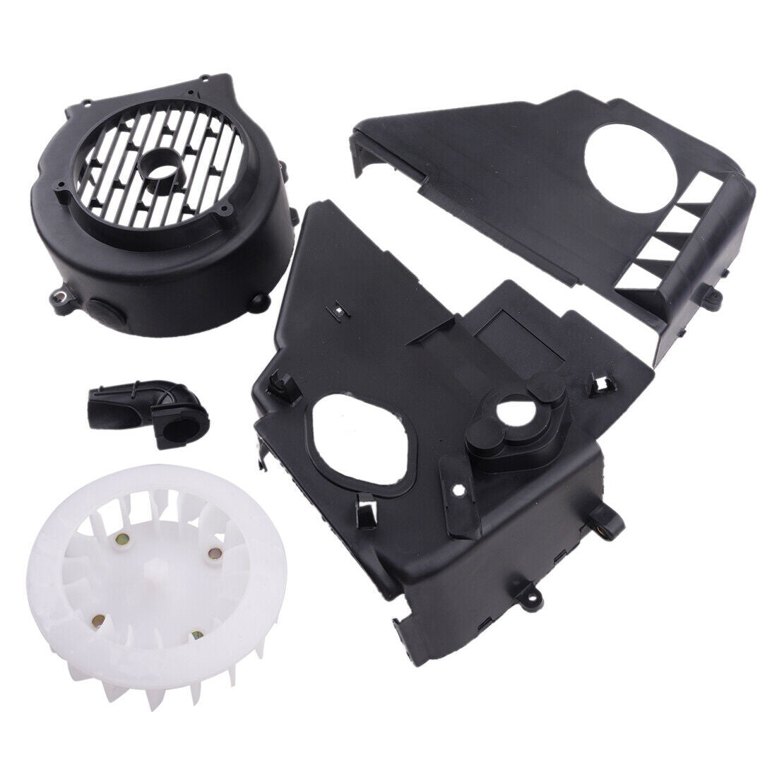 Complete Air Cooling Shroud Set & Fan & Cover Fit For 4 Stroke GY6 150cc Engine