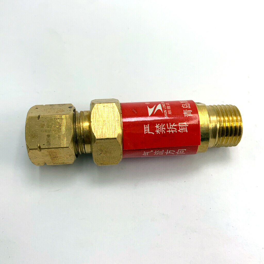 Oxygen Acetylene Flashback Arrestors Set Regulator End 19mm Threads