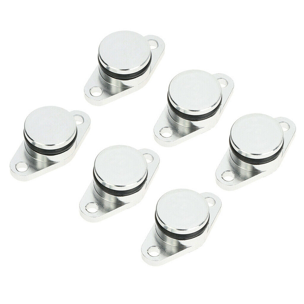 6 Pieces 22mm Swirl Flap Blanking Bungs Gasket Kit for BMW E57 E39 E38 E53