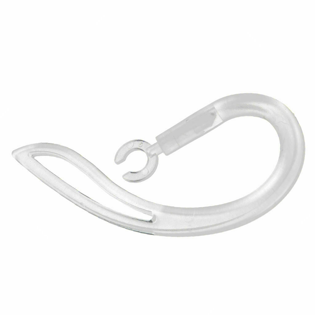 4 Pcs Clear Replacement 5.0mm Headset Earhooks for Plantronics Marque M155