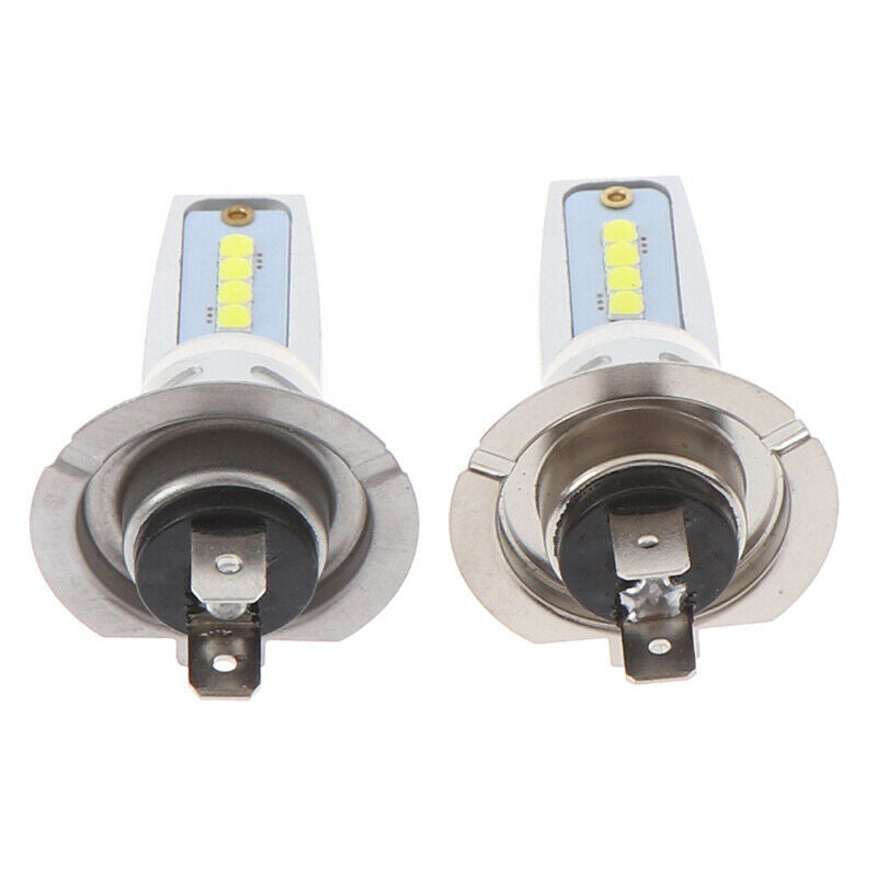 1Pair H7 LED headlight conversion kit COB bulb 110W 20800LM white low beam bulDD