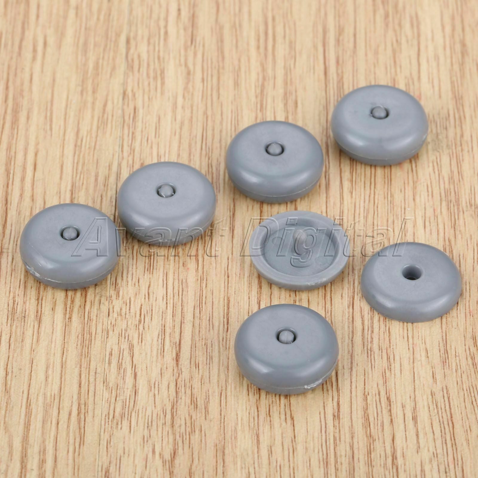 10 Pairs Grey Clips Interior Trim Accessories Buttons Safe Belt Fastener Plastic