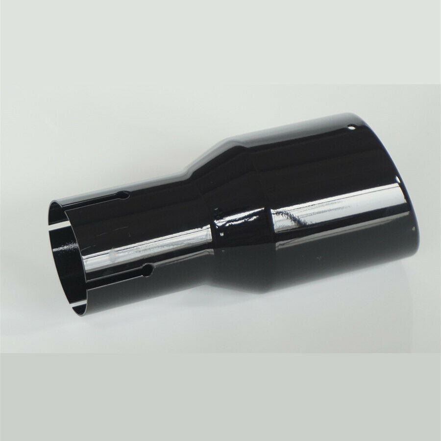 Black Stainless Steel Exhaust Pipe 2.5" Inlet 3.5" Outlet Clamp-on 7.87" Length