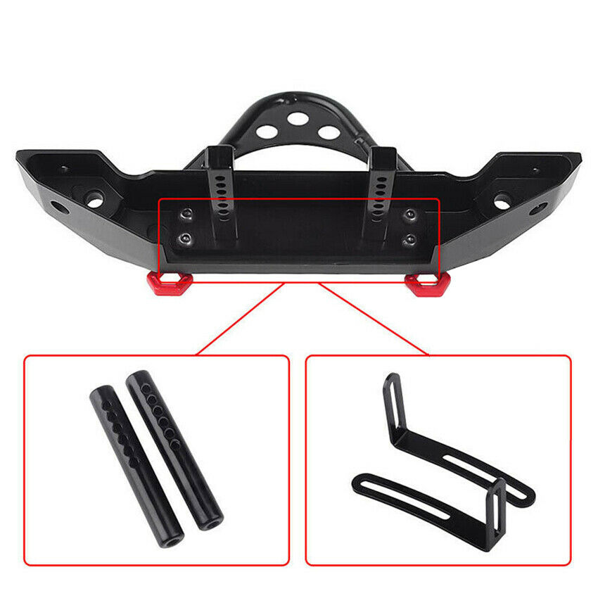 Front bumper For 1/10 RC Crawler Axial SCX10 90046 Trsxxas TRX4 Climbing car