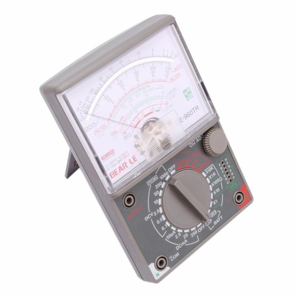 New DE-960TR Range AC DC Pointer Type Analog Meter Multimeter Voltmeter Tester