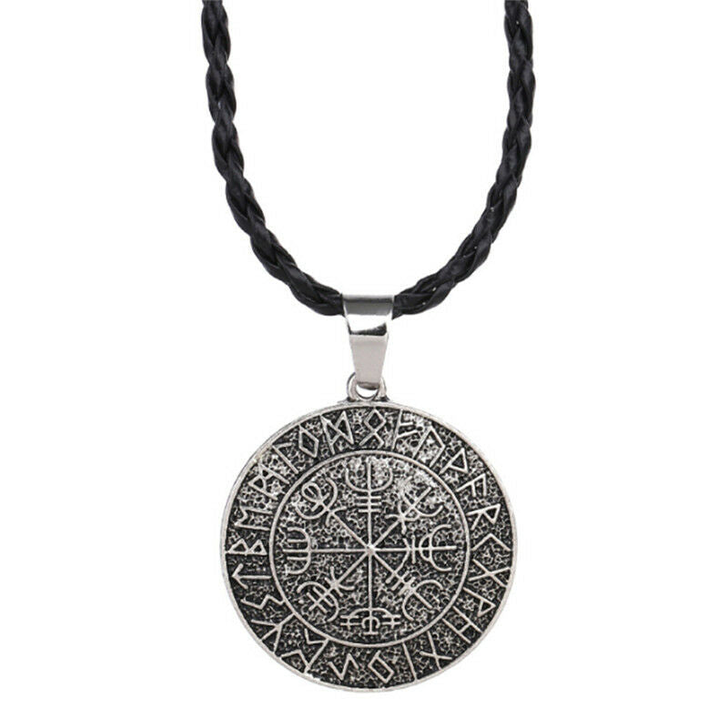 Cool Fashion Viking Vegvisir Compass Pendant Odin's Symbal Of Pendant Tt