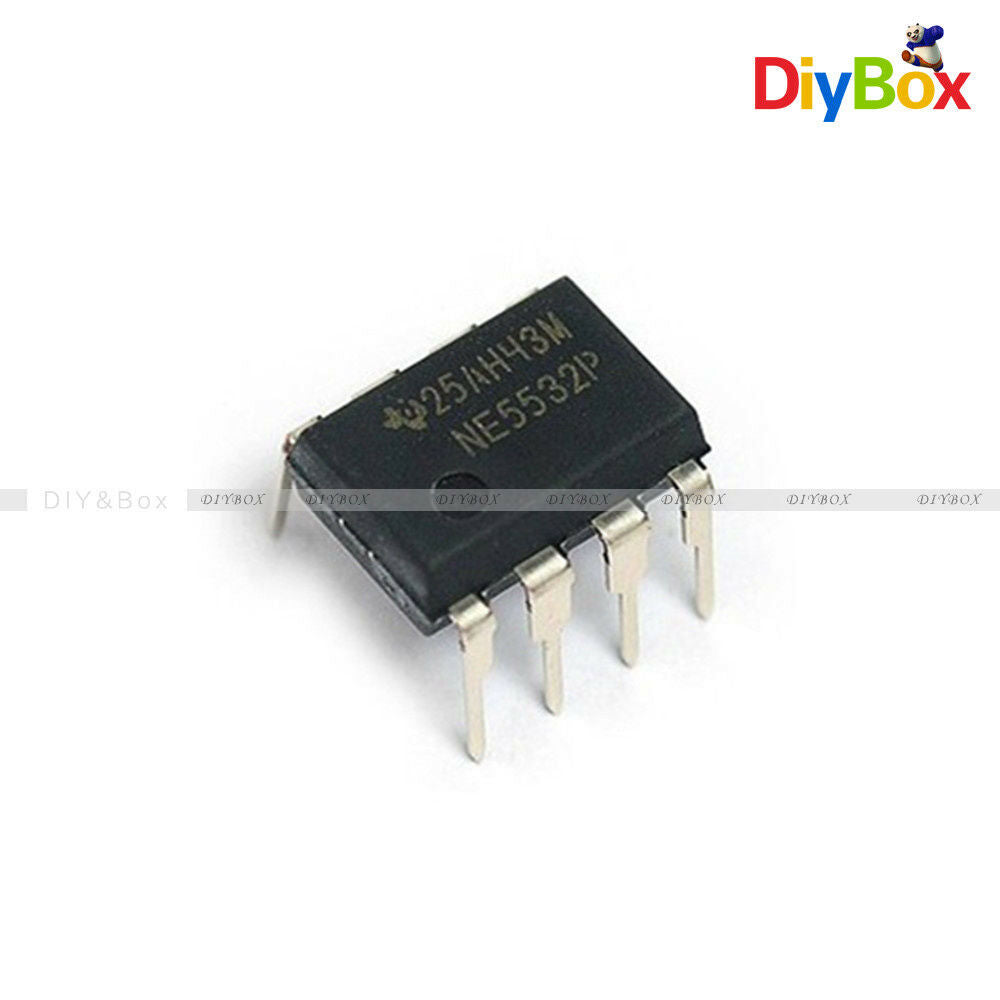 20pcs NE5532P NE5532 Dual Low Noise Op-Amp TI IC DIP-8