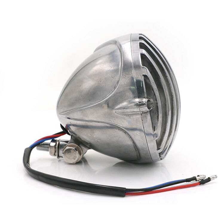 Polishing Grill Retro Headlight Lamp For Dyna Fatboy Shadow Cafe Racer Choppers