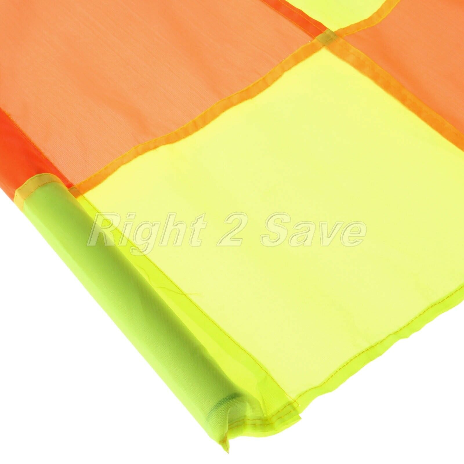 2 x Soccer Referee Flags Deluxe Premier Linesman Flags Football Rugby Hockey