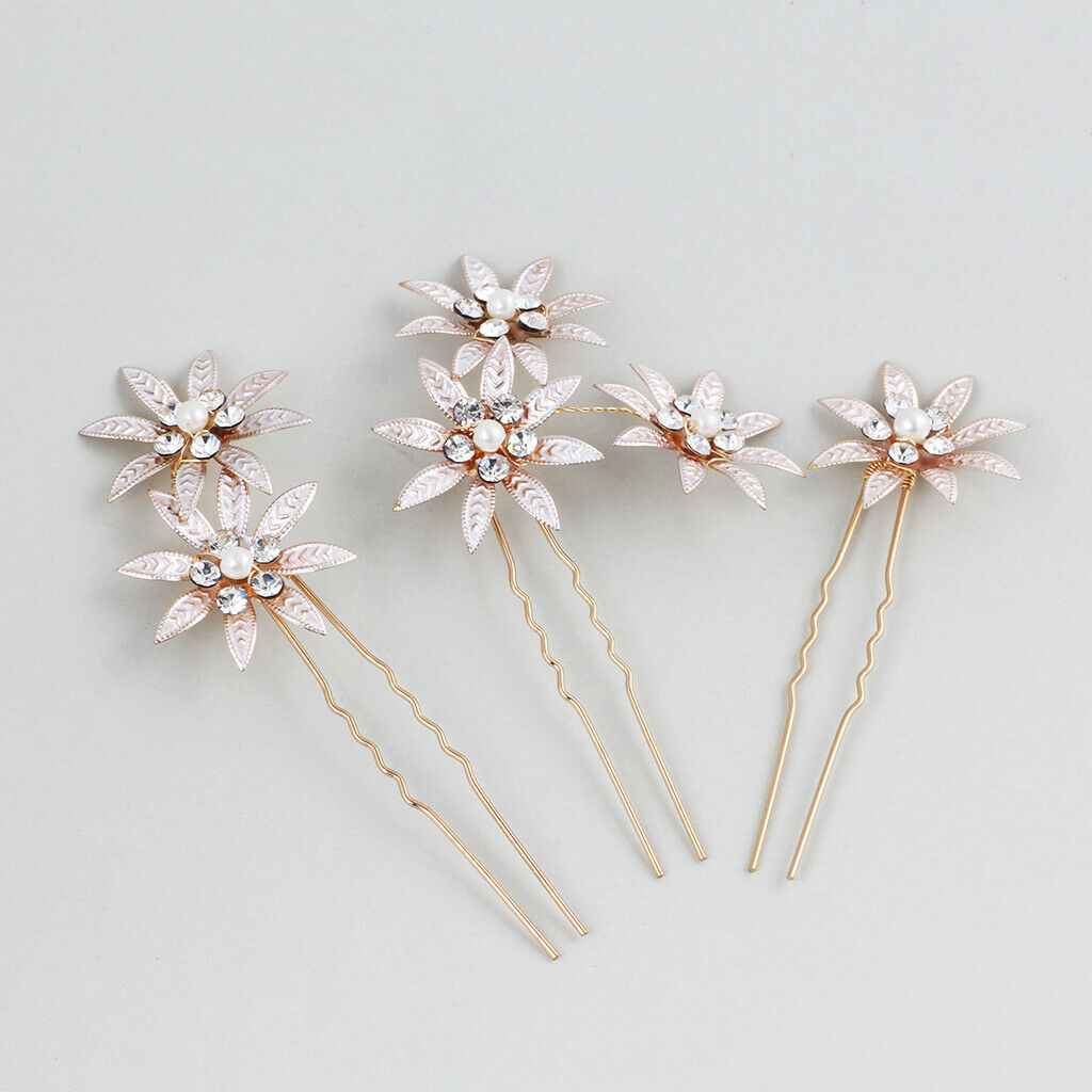 Wedding Hair Pins Set(3pcs)Bride Crystal Rhinestone Hair Pins, Hair Accessories