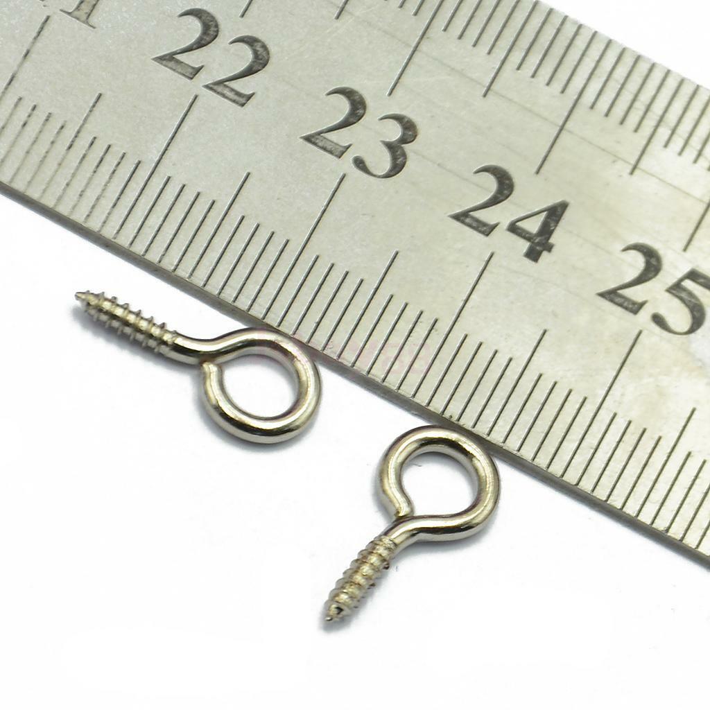 50 Pieces Screw Eye Pin +2000 Pieces 4mm Jump Rings+100 Pieces Earring Hooks