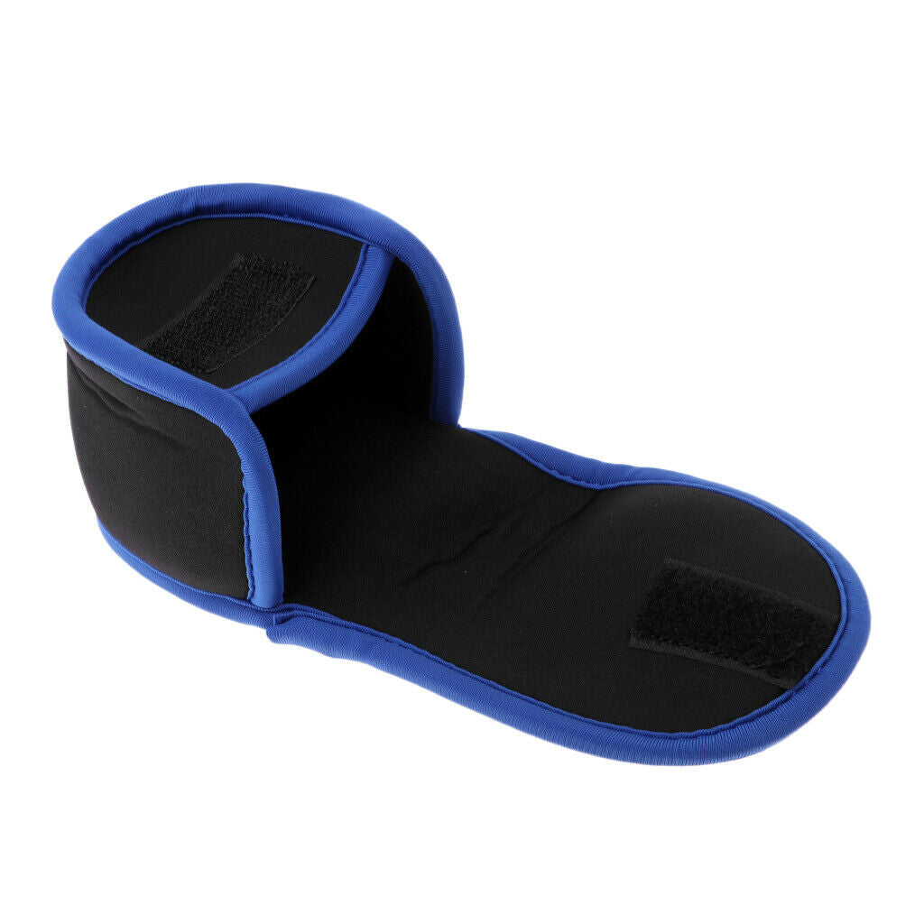 Premium Fly Fishing Reel  Bag Pouch Baitcasting Reel Protector Cover Holder Blue