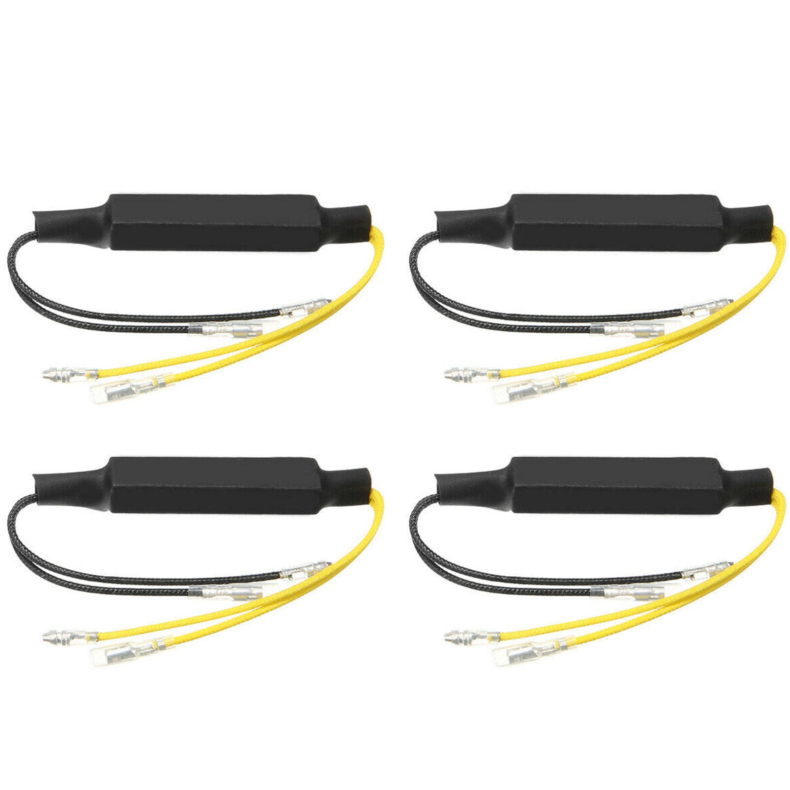 4pcs Motorcycle Turn Signal Indicator LED Load Resistor Flash Blinker Fix Error