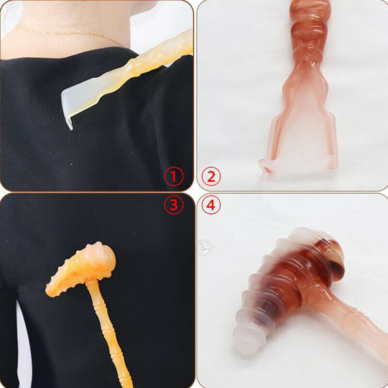 Long Handle Ox Horn Back Knock Scratcher Relaxing Trigger Point Massage H.l8