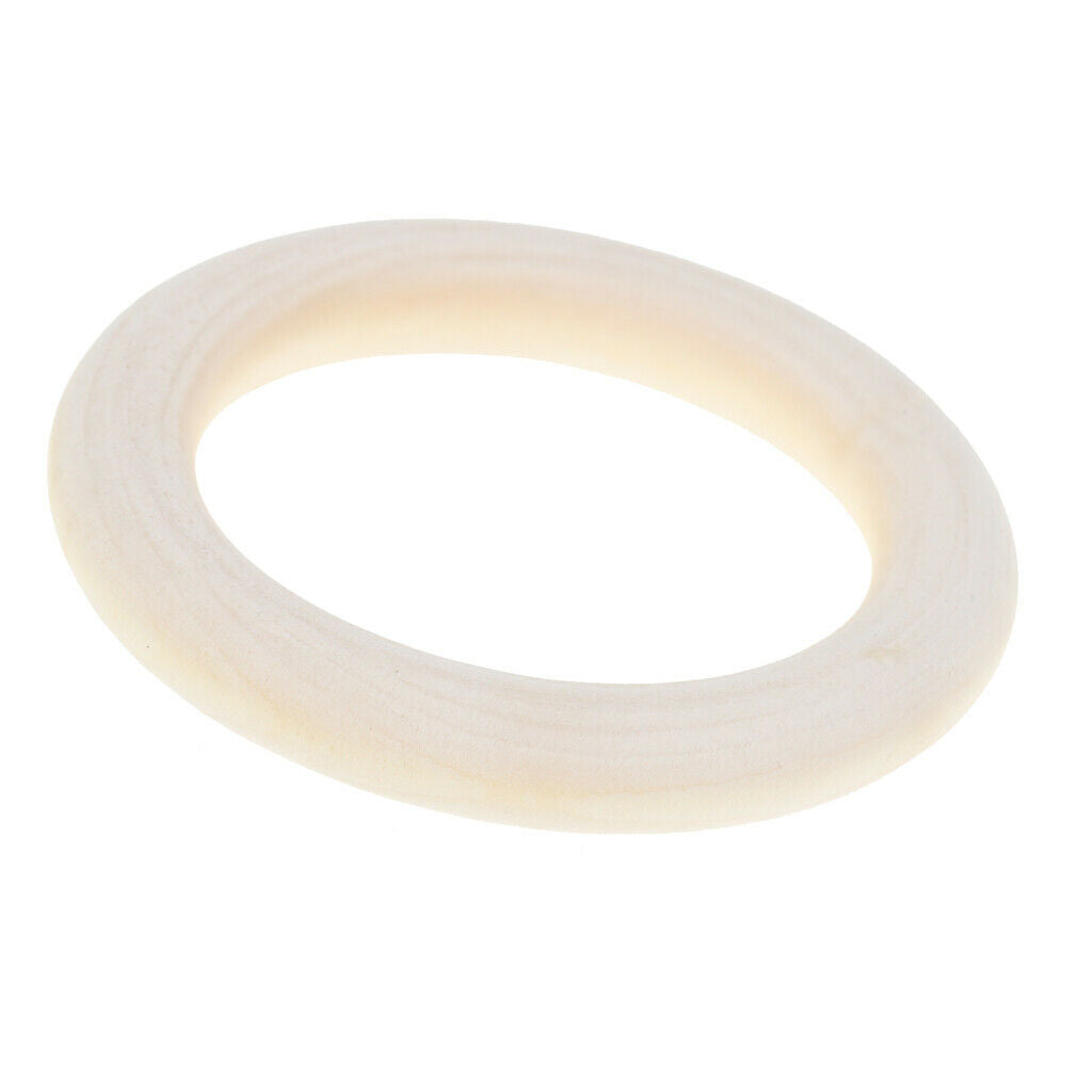 Pack of 40 DIY Teether Rings Natural Handmade Baby Shower Jewellery Crafts