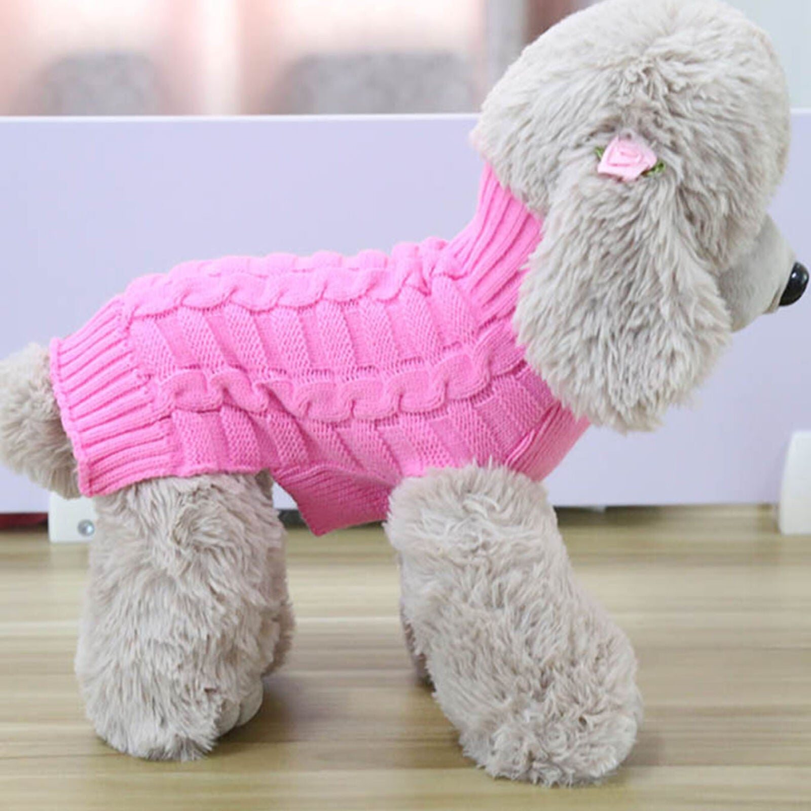 Pet Dog Cute Sweater Clothes Puppy Cat Knitwear Knitted Coat Winter Warm Jumper