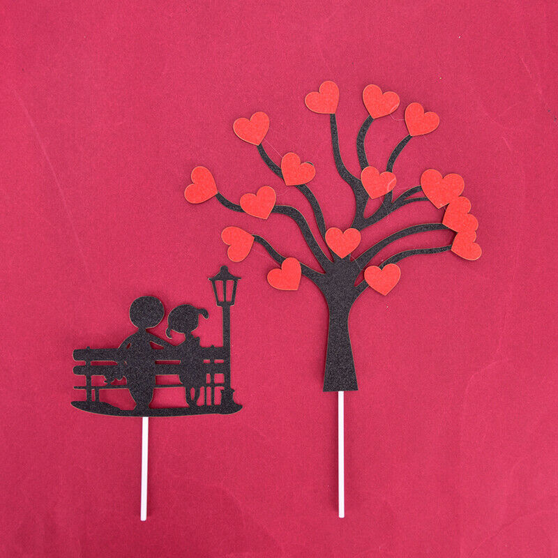 Love Tree Wedding Cake Topper Anniversary Mother's Day Party Cake Decorat.l8