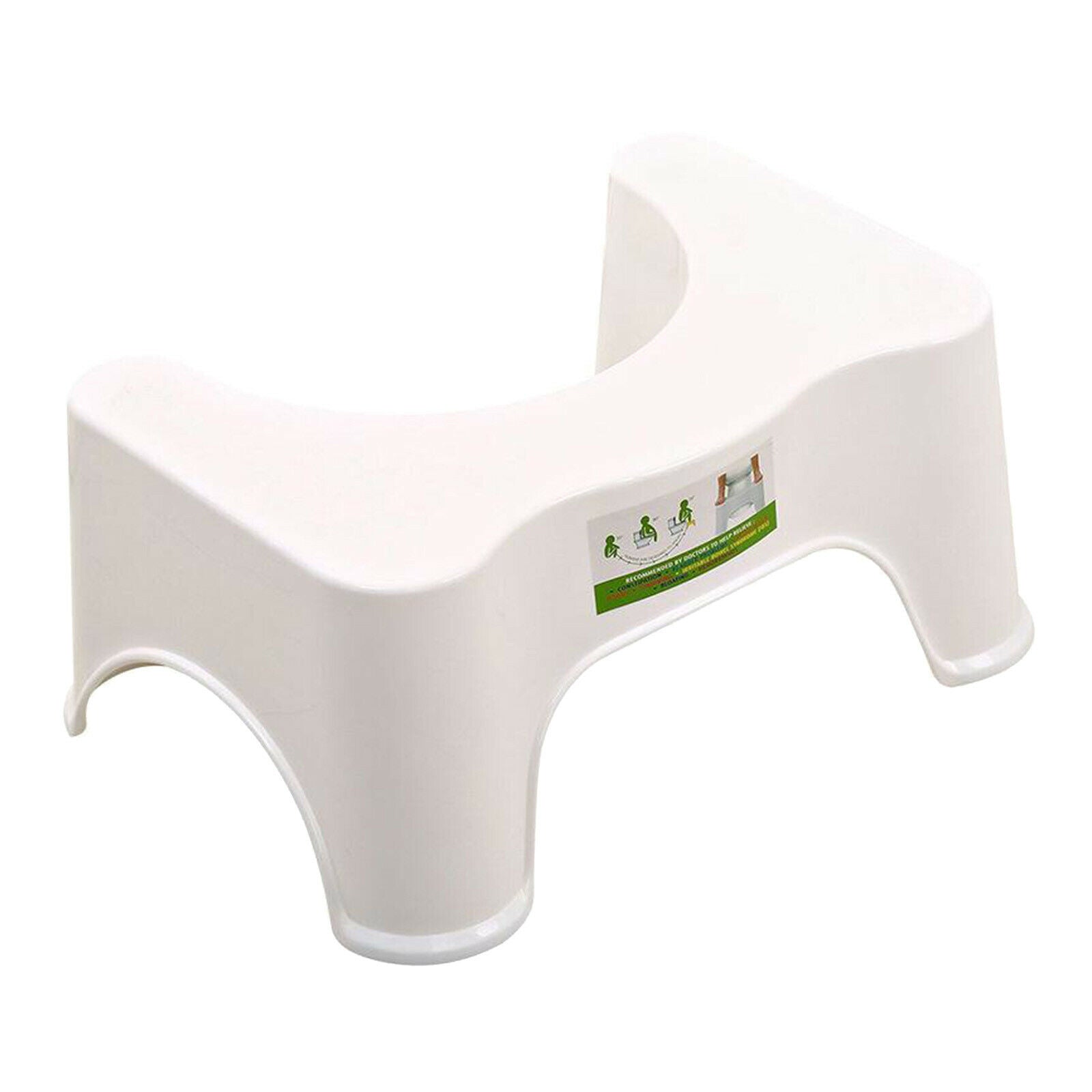 Portable Squatting Toilet Stool,Wood-Plastic Board Toilet Assistance Steps for
