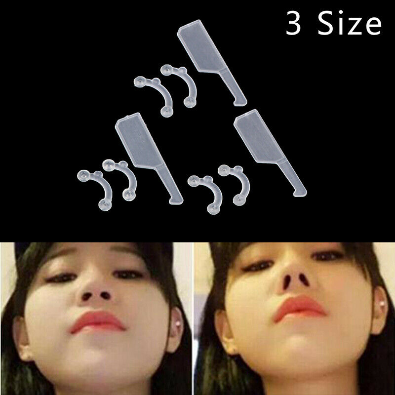6PCS 3*Sizes Beauty Nose Up Lifting Bridge Shaper Massage Tool No Pain N JYDFAU