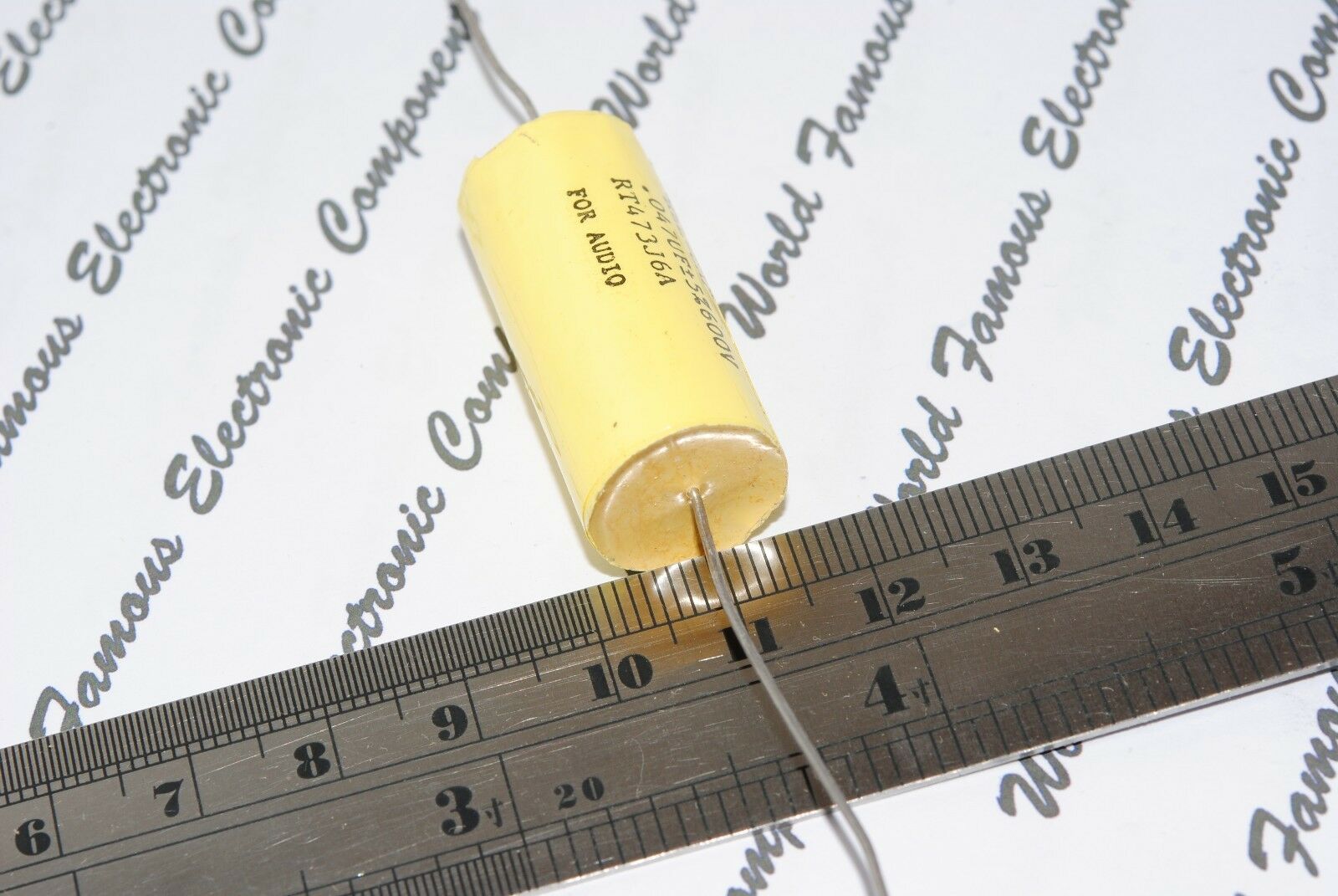 1pcs-REL-CAP RT 0.047uF (0.047µF 47nF) 600V 5%  Capacitor RT473J6A For Audio