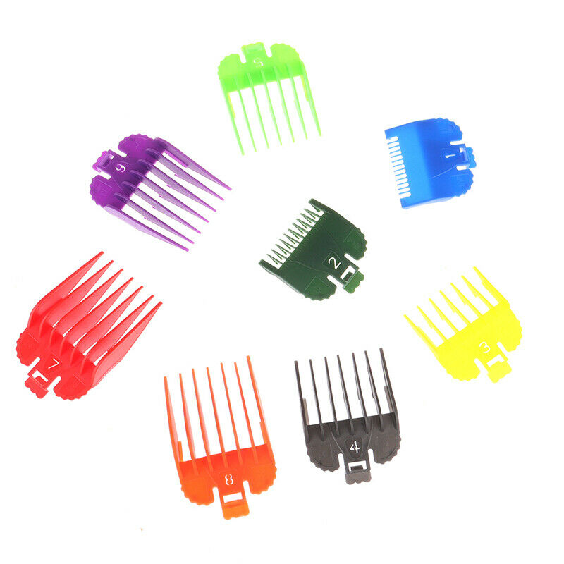 8Pcs Hair Clipper Cutting Guide Limit Combs Attachment Barber Stylist Gro.l8