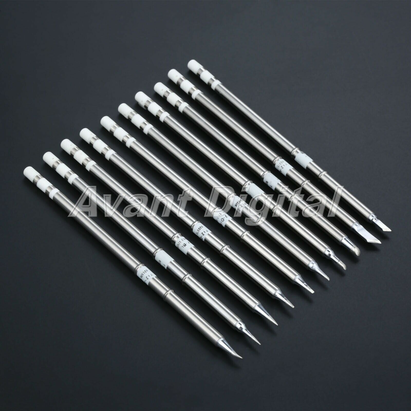 10pcs T12 Series Soldering Solder Iron Tips Welding Tool Replacement for Hakko