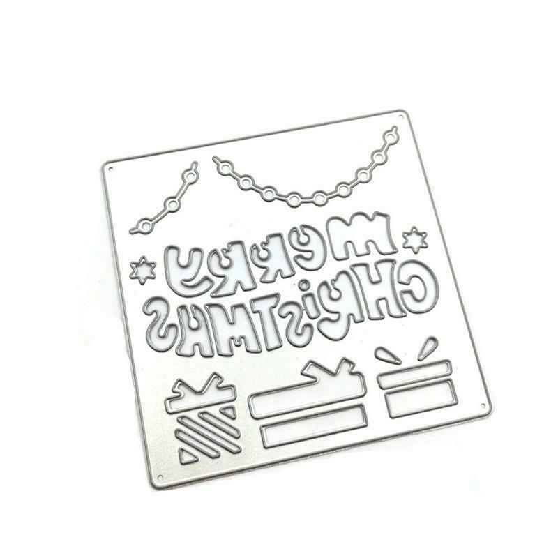Christmas Gift Metal Cutting Dies Stencil DIY Scrapbooking Album Paper Card Mold