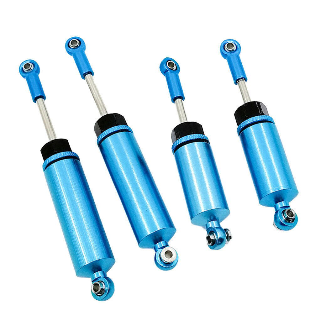 Pack of 4, Alloy Shocks Absorber Spring Damper for 1/12 Scale Wltoys FEIYUE Cars