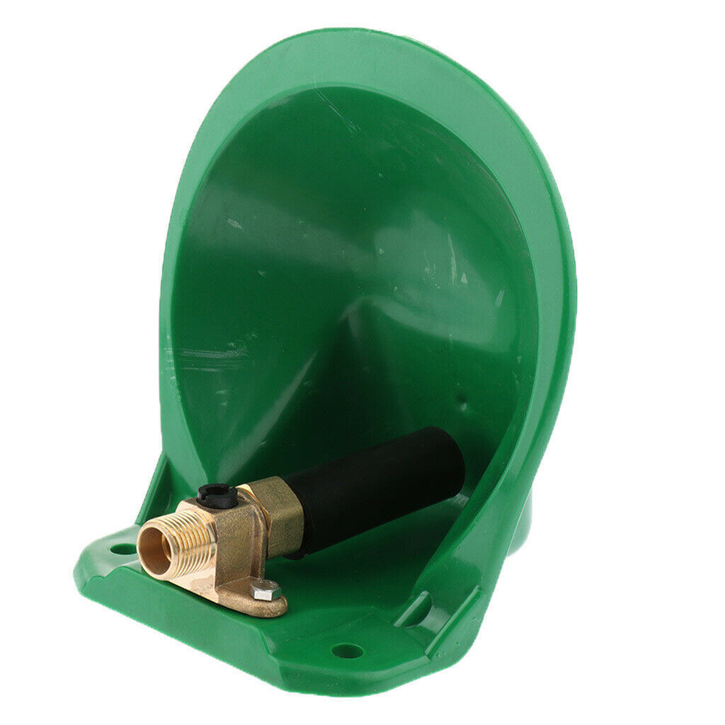 Automatic Water Dispenser Waterer Bowl + Brass Valve for Sheep Goats Pig