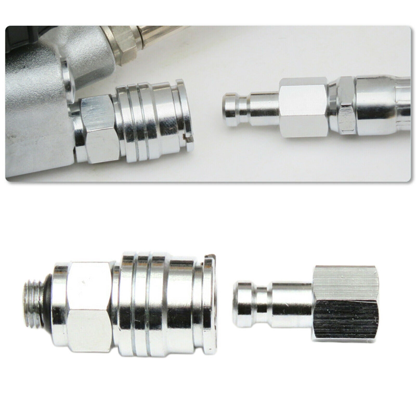 3/8 inch Natural Gas Quick Connect Fittings LP Gas Propane Hose Quick