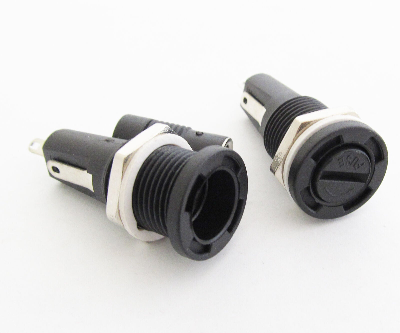 10pcs Black Color Fuse Holder R3-54B 6.3A 250V for 5x20mm Fuses