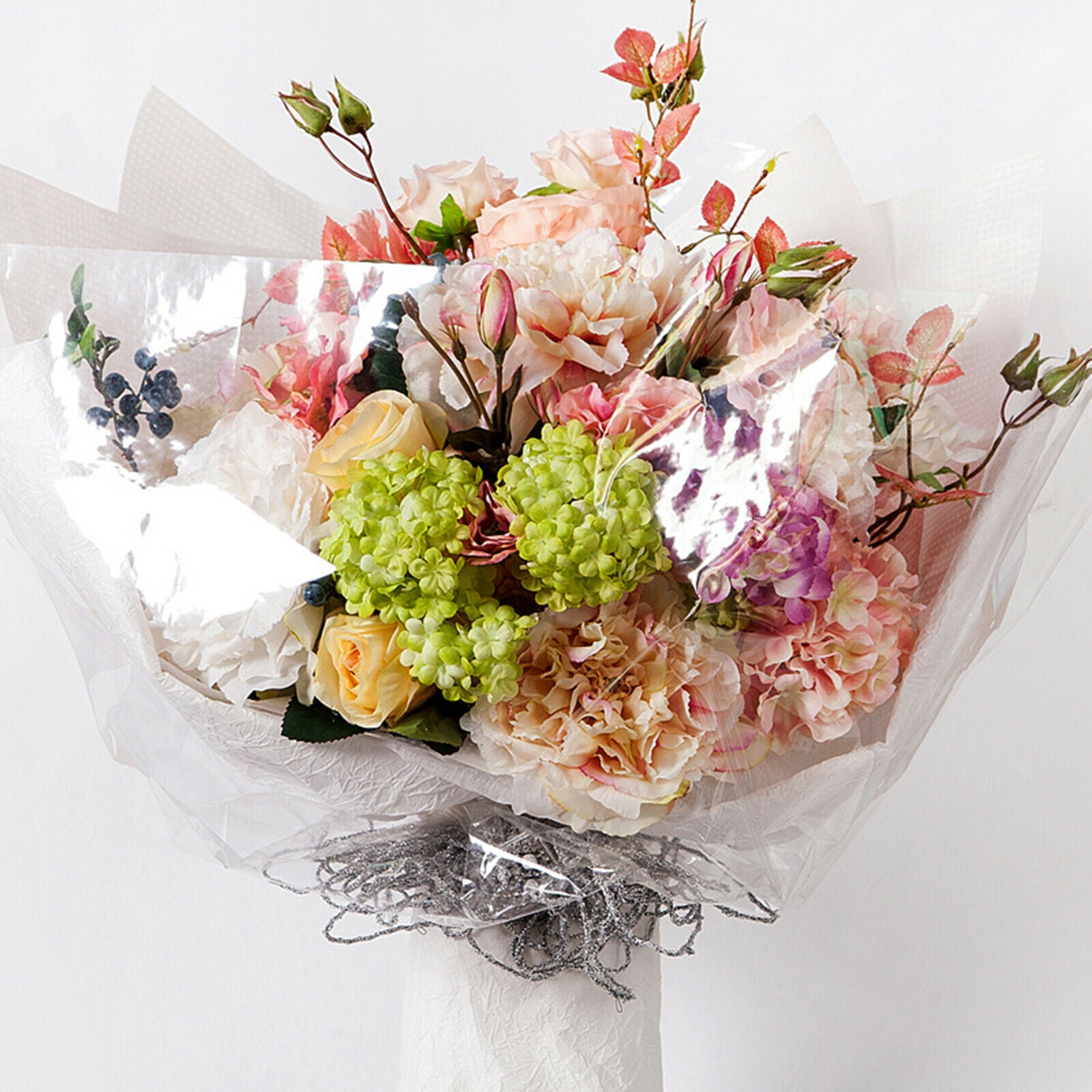 Clear Cellophane Wrapping Paper Floral Wrap Paper Food Candy Decoration