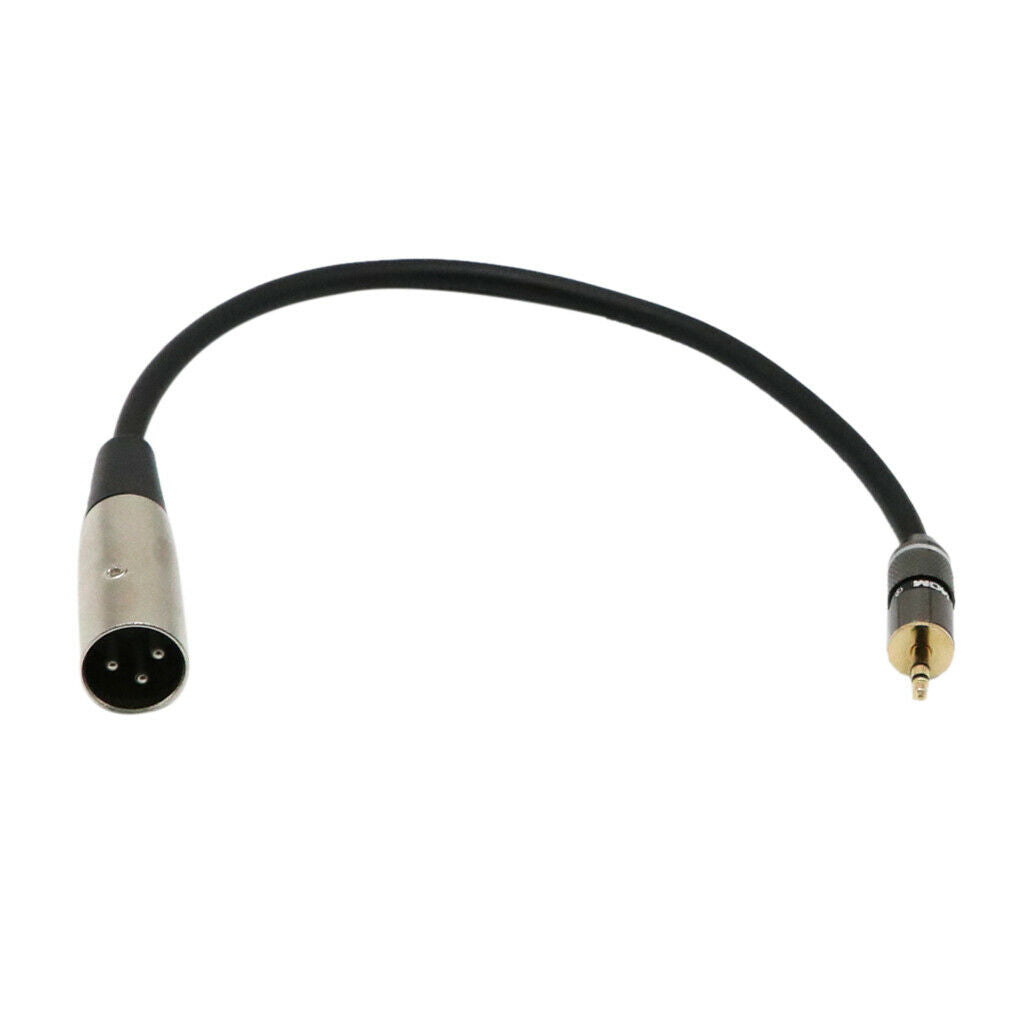 1ft Cable 1/8" TRS Stereo to XLR Male Cables 3.5mm () to XLR-M Adapter Cord