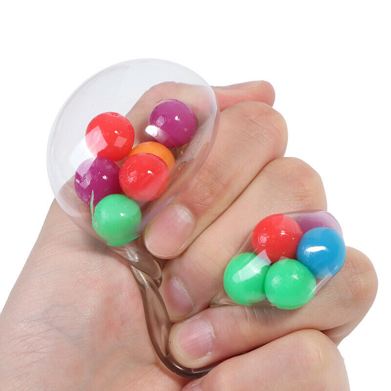 Anti Stress Face Reliever Colorful Ball Autism Mood Squeeze Relief Healthy YXDD